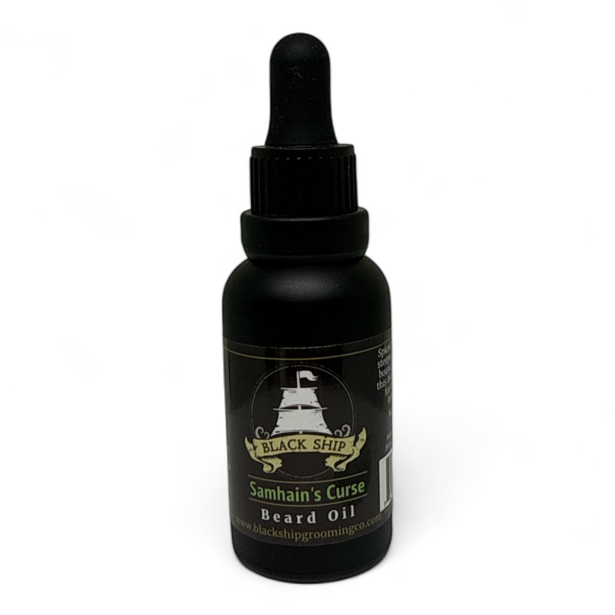 Samhain's curse beard oil | soothe itchy skin and destroy the beardruff in perfect halloween seasonal scent