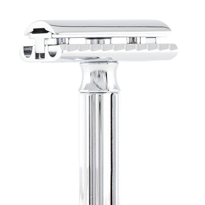 Merkur Progress Adjustable Double Edge Safety Razor Short Handle - Black Ship Grooming Co.