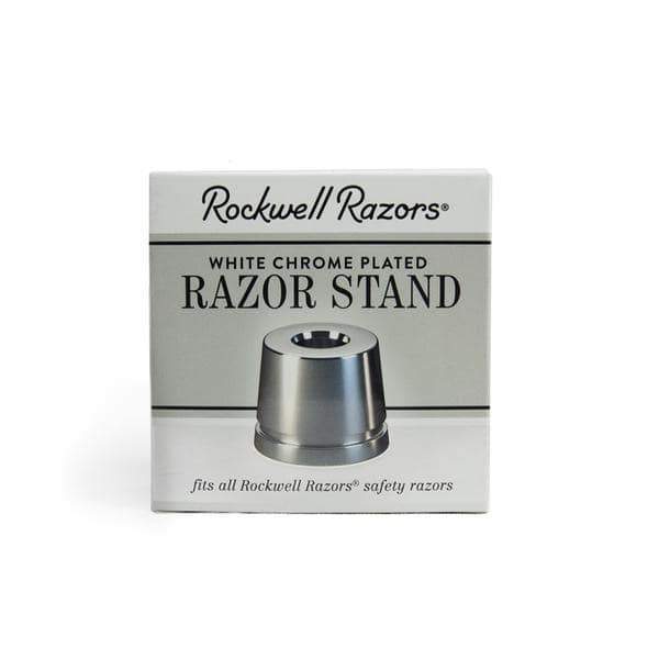 Rockwell Razors Stand White Chrome - Black Ship Grooming Co.