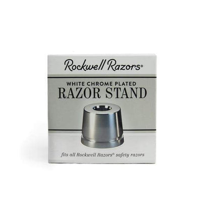 Rockwell Razors Stand White Chrome - Black Ship Grooming Co.